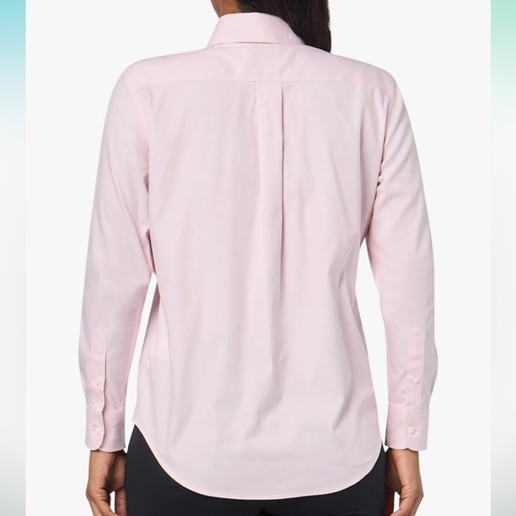 Brooks Brothers Light Pink Cotton Button Down Blouse Size 4 - Picture 2 of 7